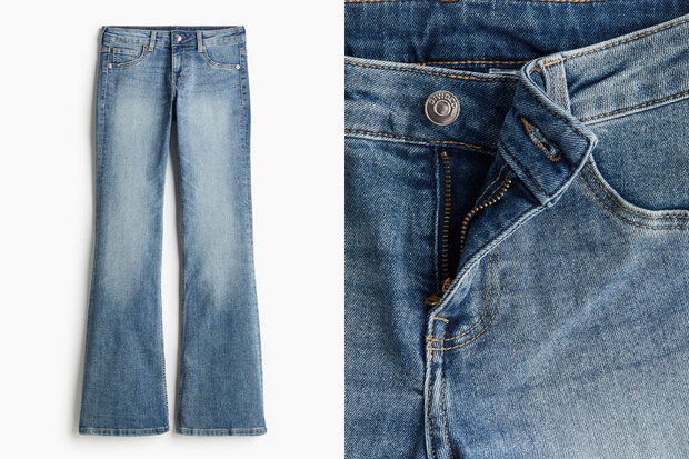 Low rise jeans z H&amp;M