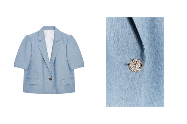 Marynarka crystal blue z Zary