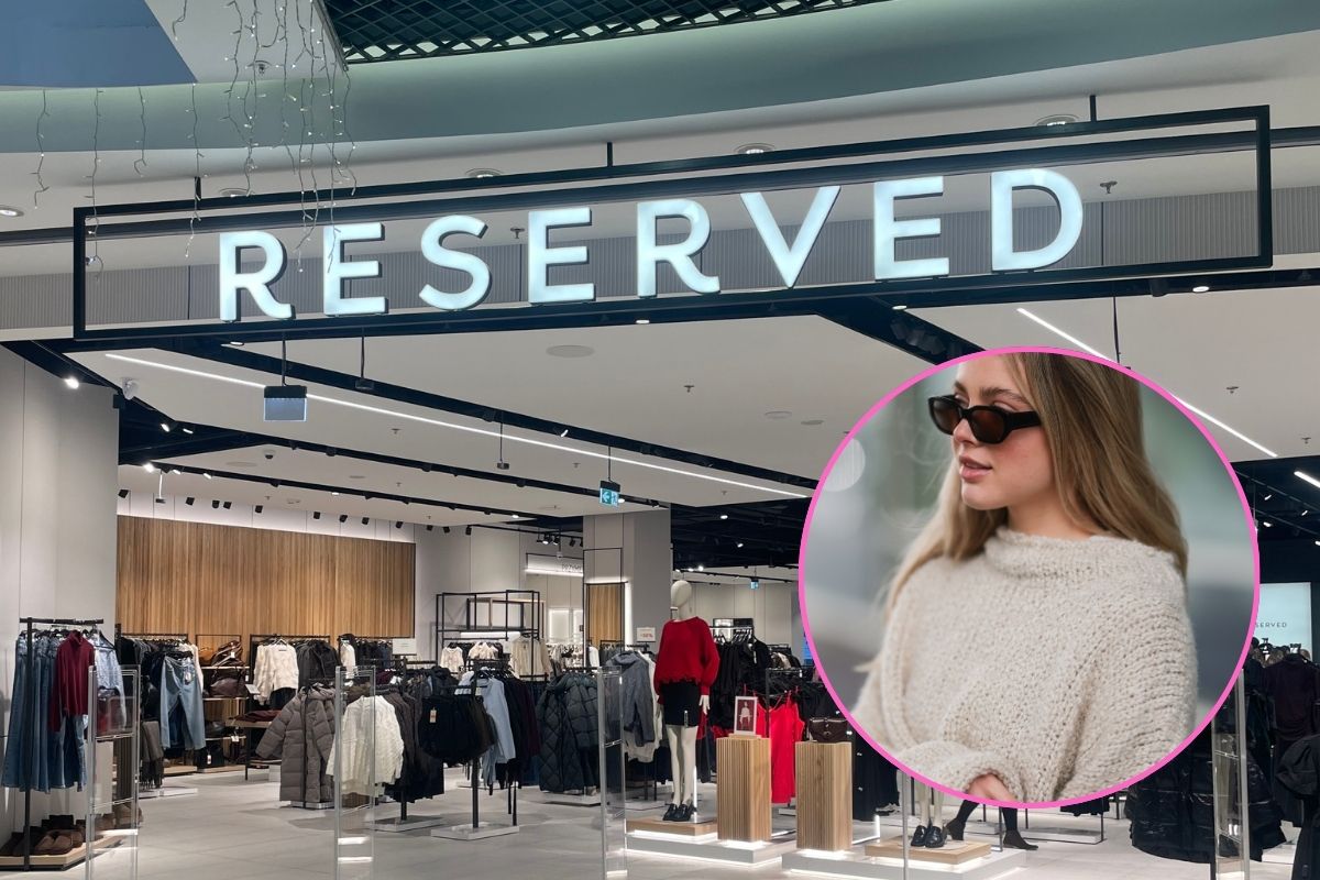 Sweter z kokardkami z Reserved
