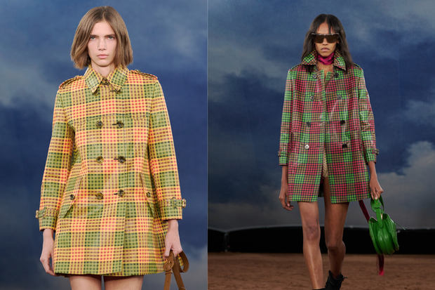 Trapezowe kurtki z kolekcji Burberry na sezon wiosna-lato 2026