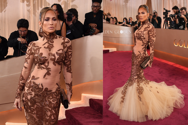 Jennifer Lopez na Złotych Globach 2026