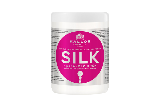 Maska Kallos Silk z Hebe zostawia efekt laminacji włsoów