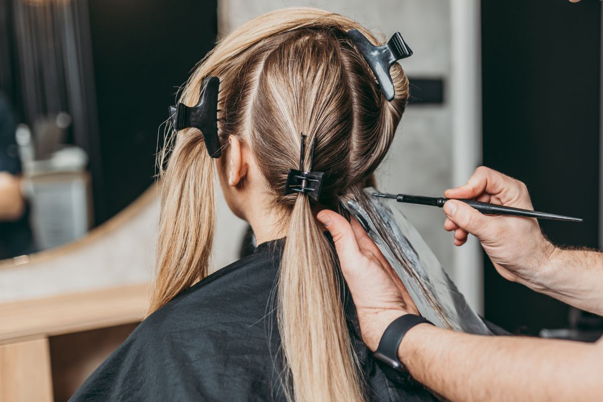 Koloryzacja born blonde