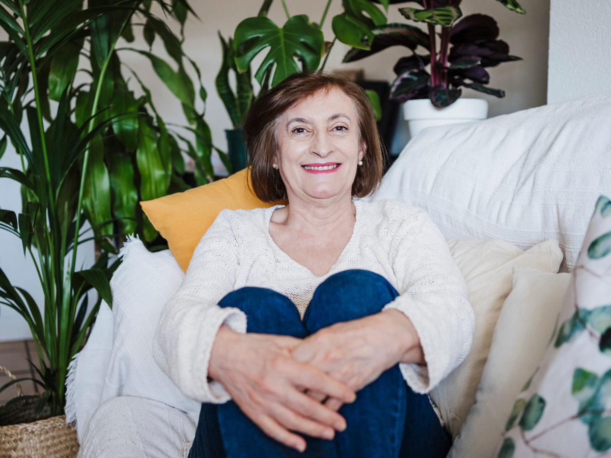 pewna siebie kobieta