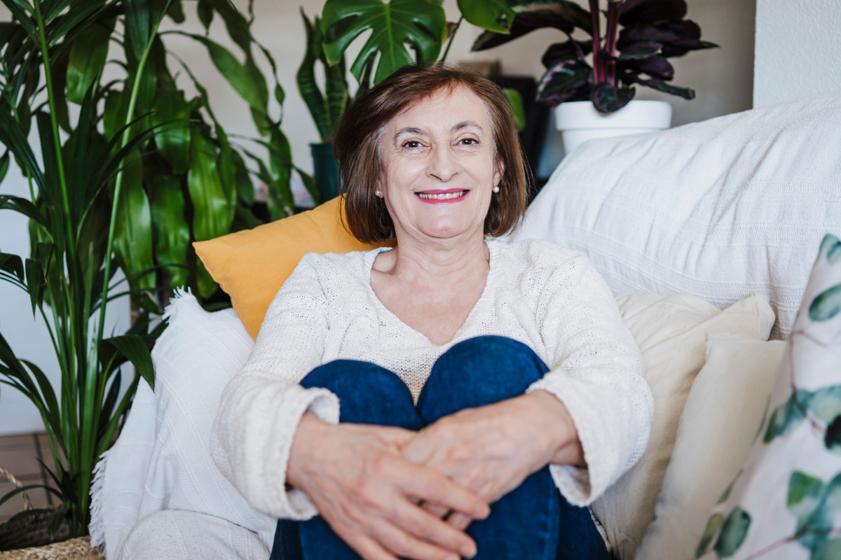 pewna siebie kobieta