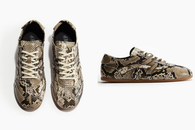 Buty sportowe z imitacji skóry węża z H&amp;M