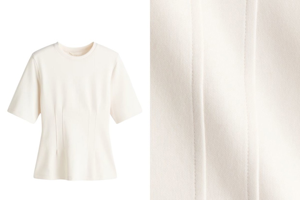 Taliowany T-shirt z H&amp;M