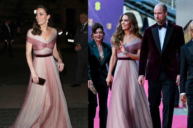 Księżna Kate w sukni Gucci w 2019 roku i na BAFTA 2026