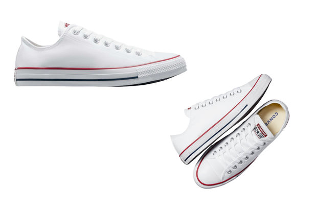 Białe trampki Converse