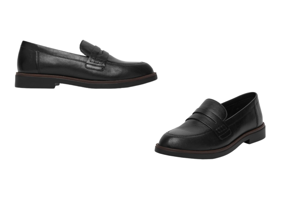 Czarne loafersy skórzane Lasocki