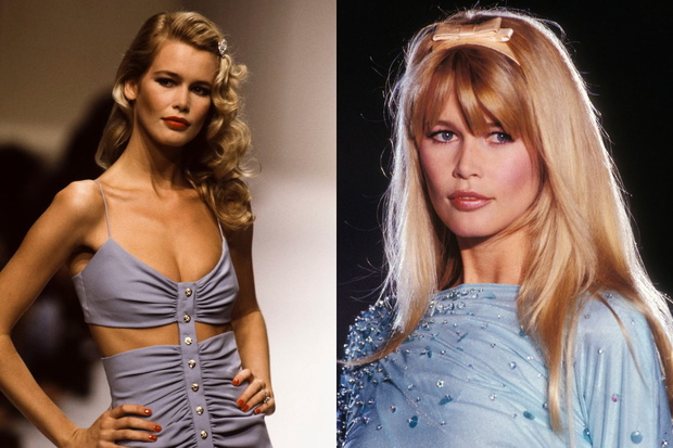 Claudia Schiffer w cookie blonde