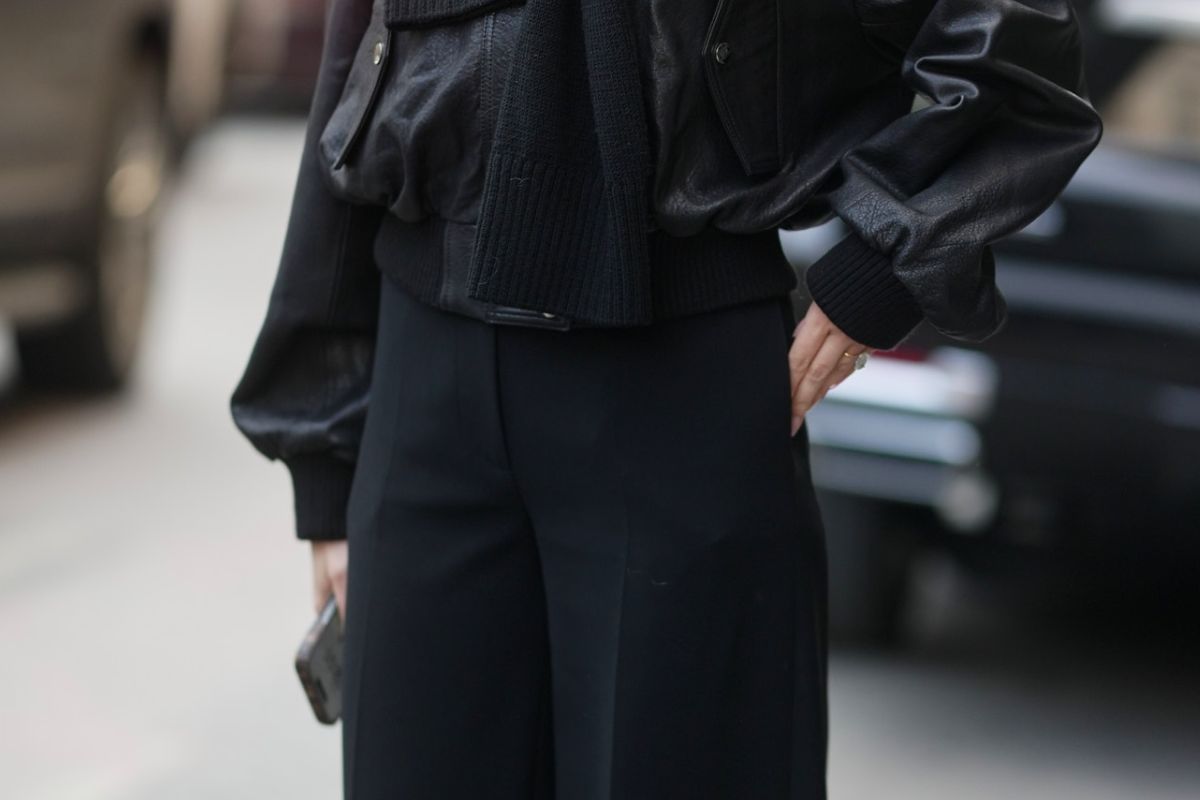 Spodnie twisted waist z H&amp;M