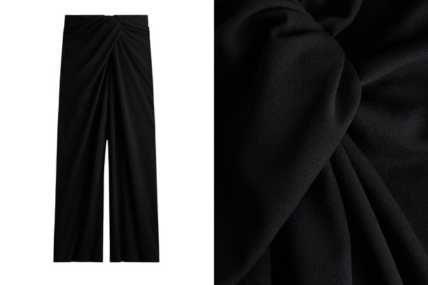 Spodnie twisted waist z H&M