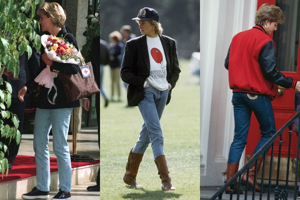 Księżna Diana w jeansach heritage