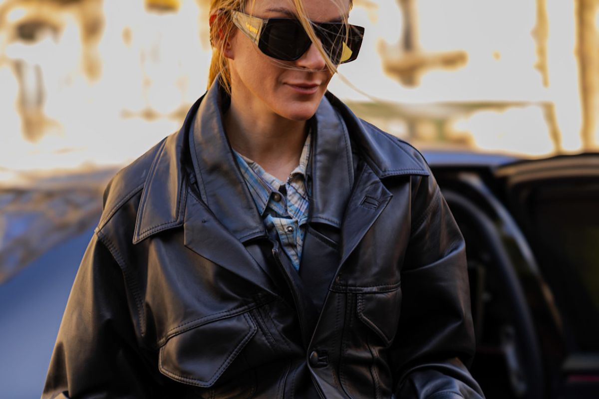 Leather total look