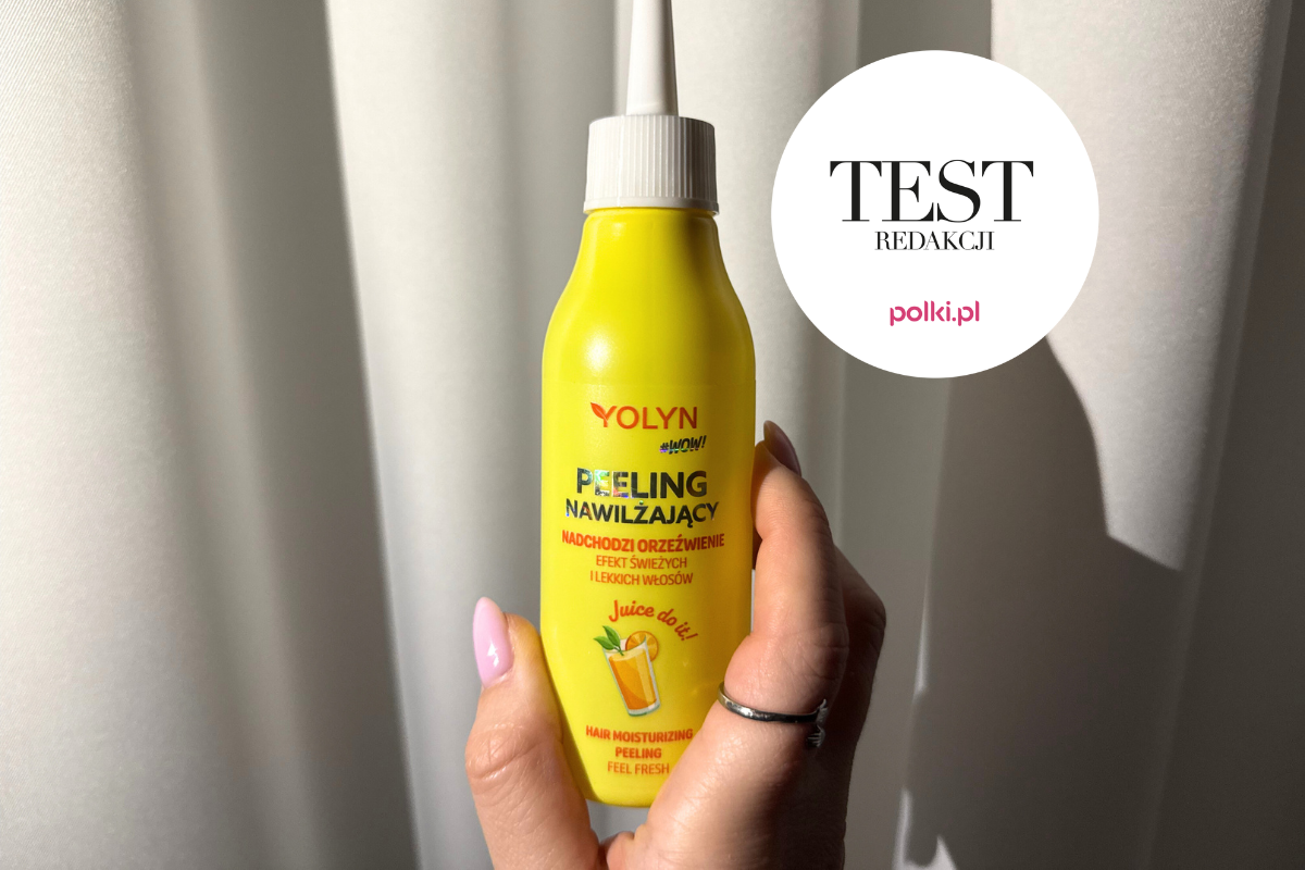 Testuję nawilżająco-kojący peeling do skóry głowy Yolyn Wow z Hebe