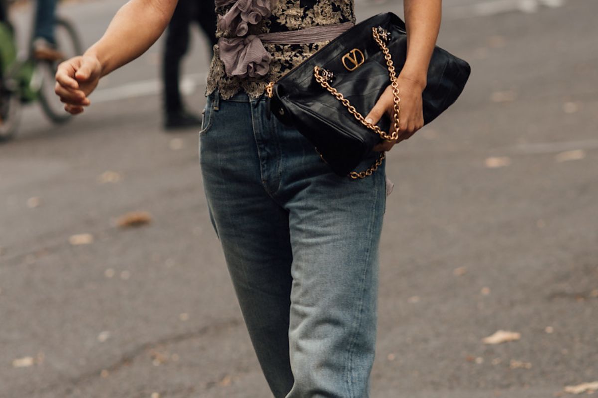 Pinroll jeans