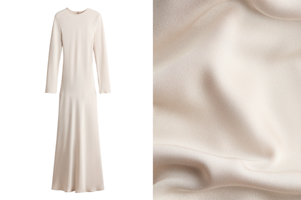 Satynowa maxi z kokardą z H&M