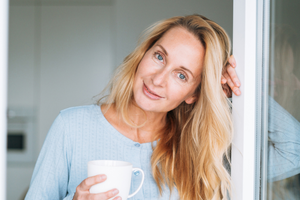 pewna siebie kobieta