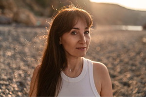 Kobieta na plaży