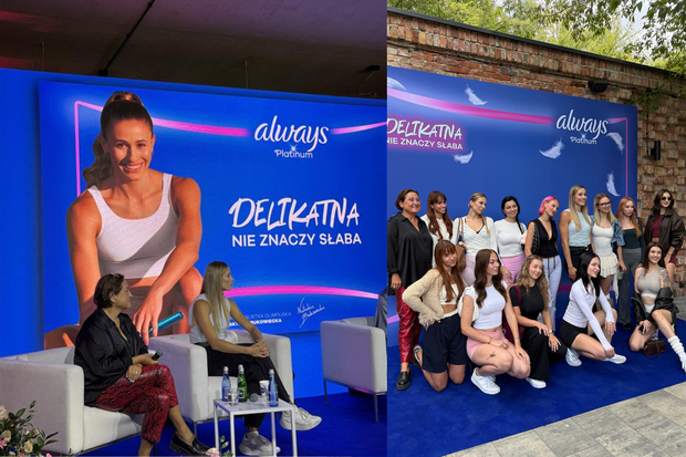 prezentacja nowej kampanii Always Delikatna nie znaczy słaba
