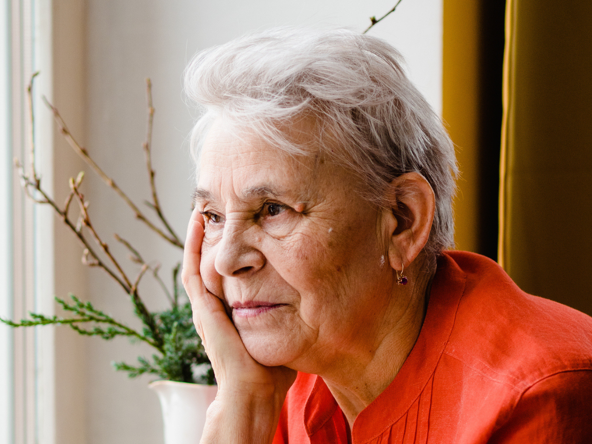 zmartwiona kobieta