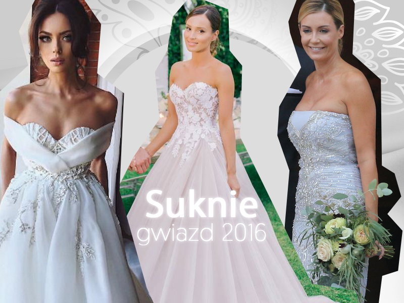 suknie ślubne gwiazd
