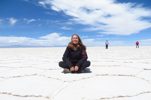Pustynia solna Uyuni w Boliwii