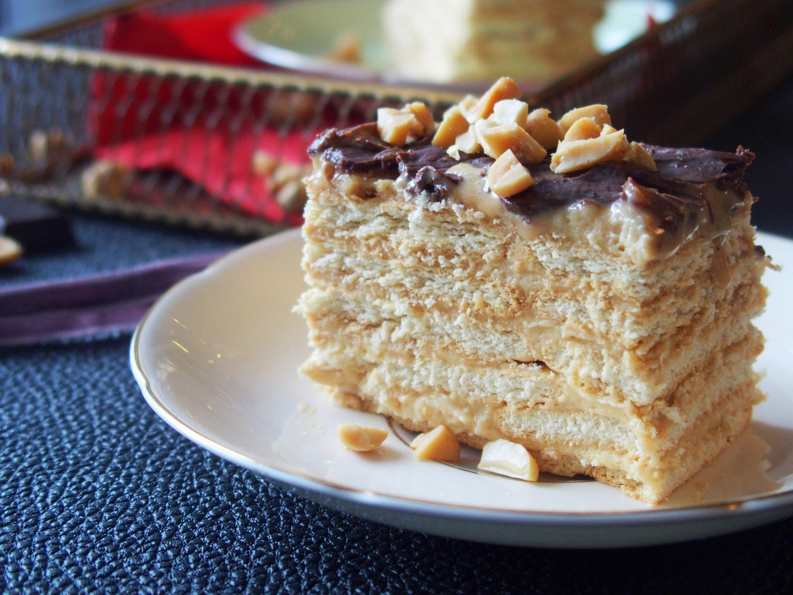 Ciasto snickers bez pieczenia