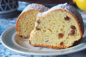Drożdżowa babka wegańska