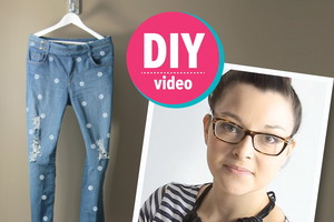 DIY, do it yourself, krok po kroku, video, spodnie