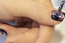 zimowe paznokcie, manicure zima 2013