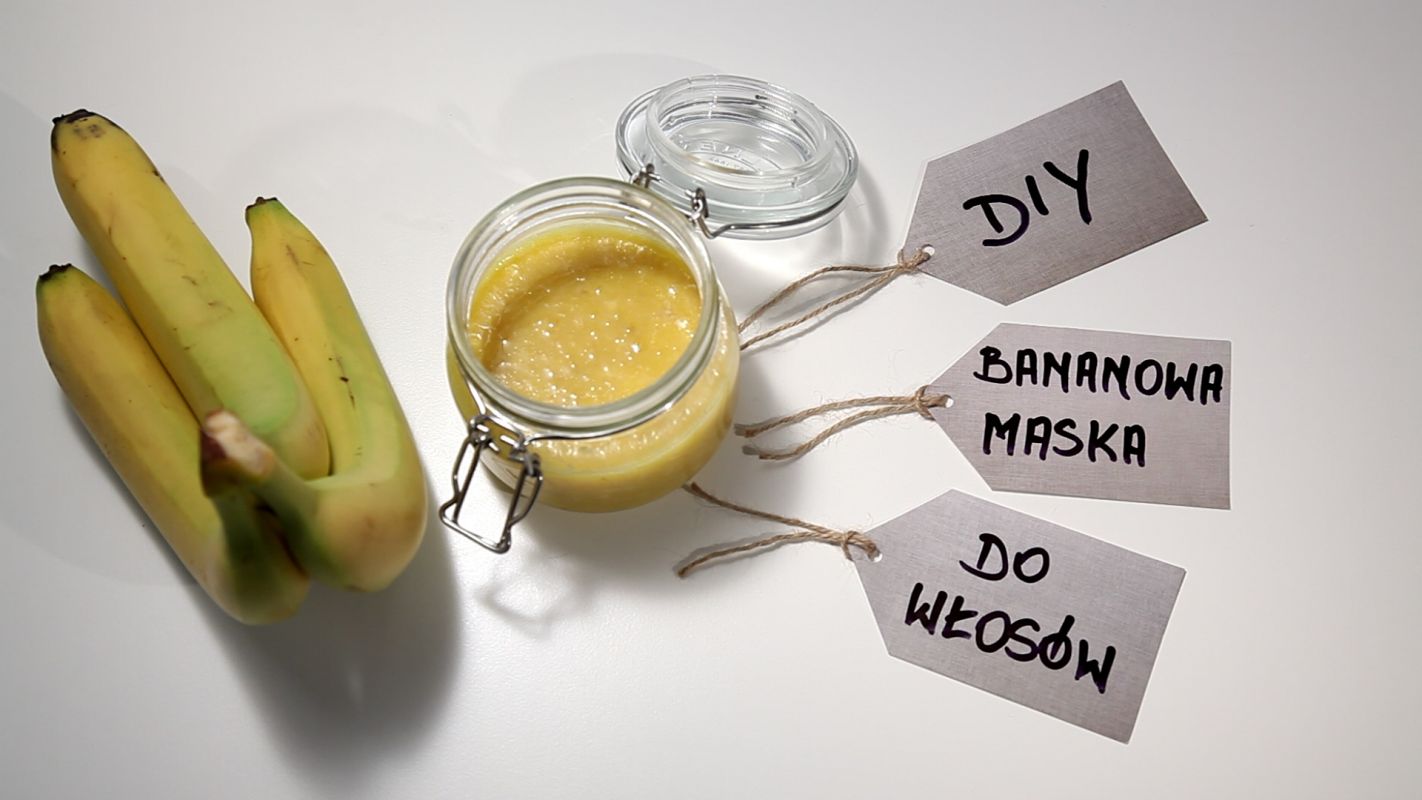 DIY – bananowa maska do włosów