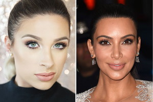 Makijaż w stylu Kim Kardashian