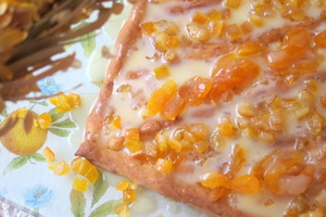 mazurek pomarańczowy przepis, przepis na pomarańczowego mazurka