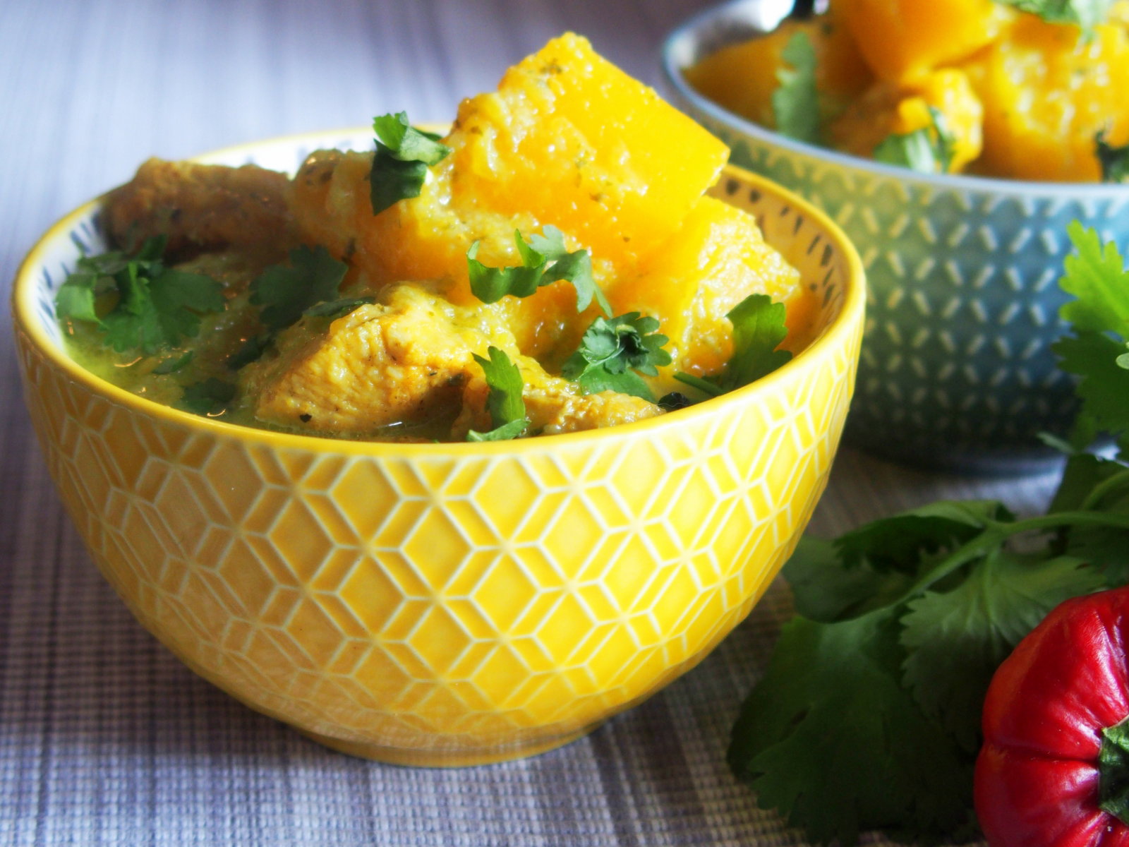 Kurczak curry z dynią