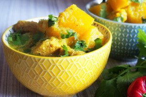Kurczak curry z dynią