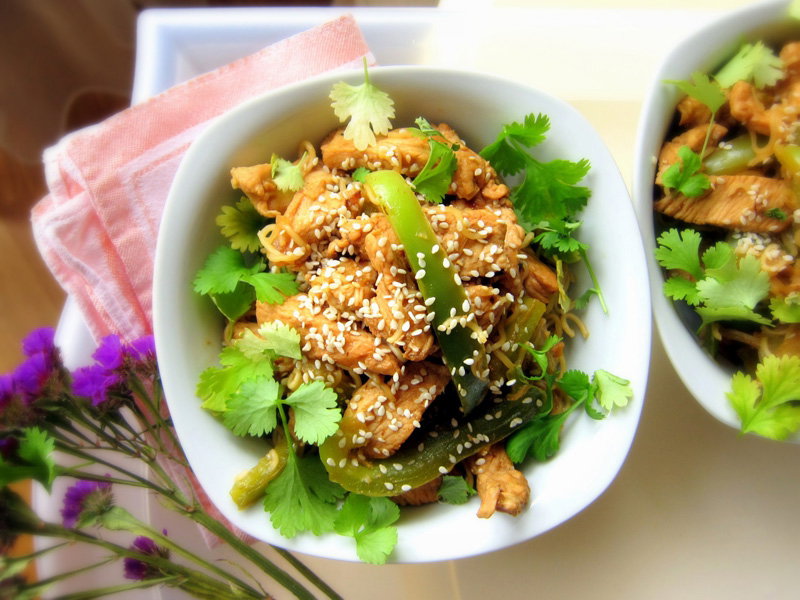 Stir-fry z indykiem