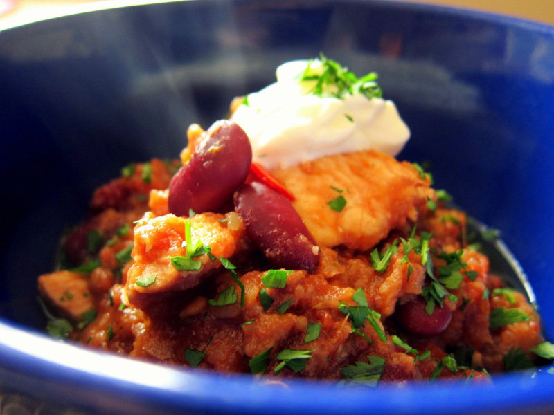Pomidorowe curry z fasolą i soczewicą - Kasia gotuje z Polki