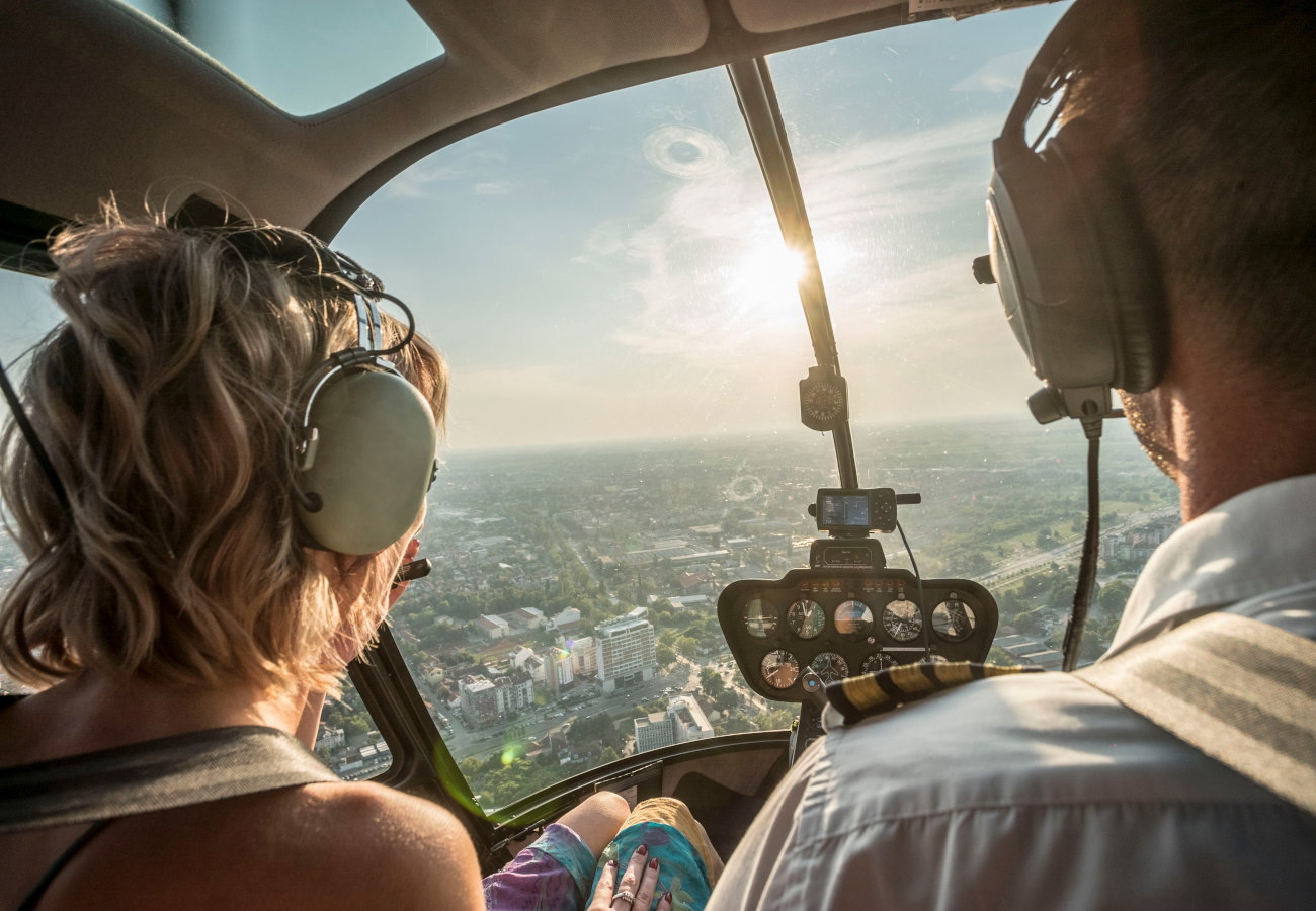 sennik lot helikopterem