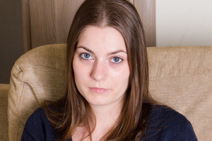 Poważna kobieta