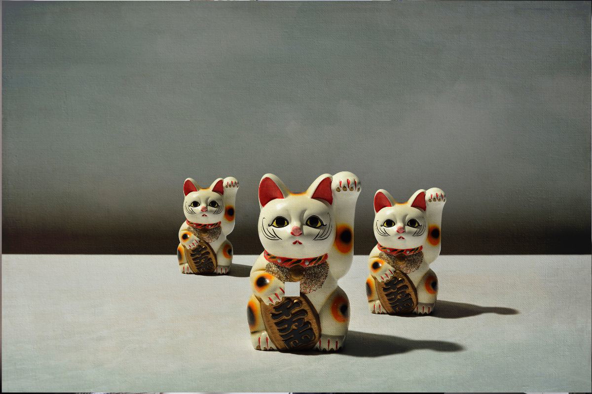 Koty Maneki-Neko mają przynosić szczęście i są kojarzone z Japonią, mimo że są popularne w całej Azji