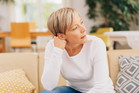 smutna kobieta