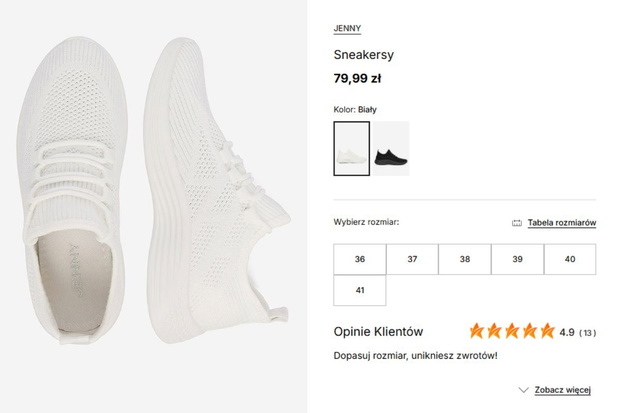 Sneakersy z CCC