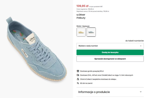 Półbuty z Deichmanna