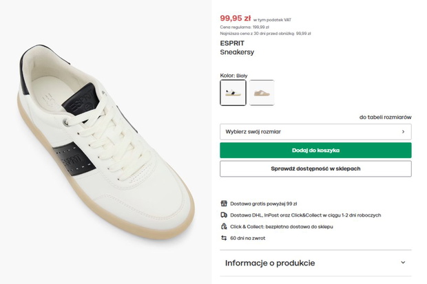 Sneakersy dla 70-latki