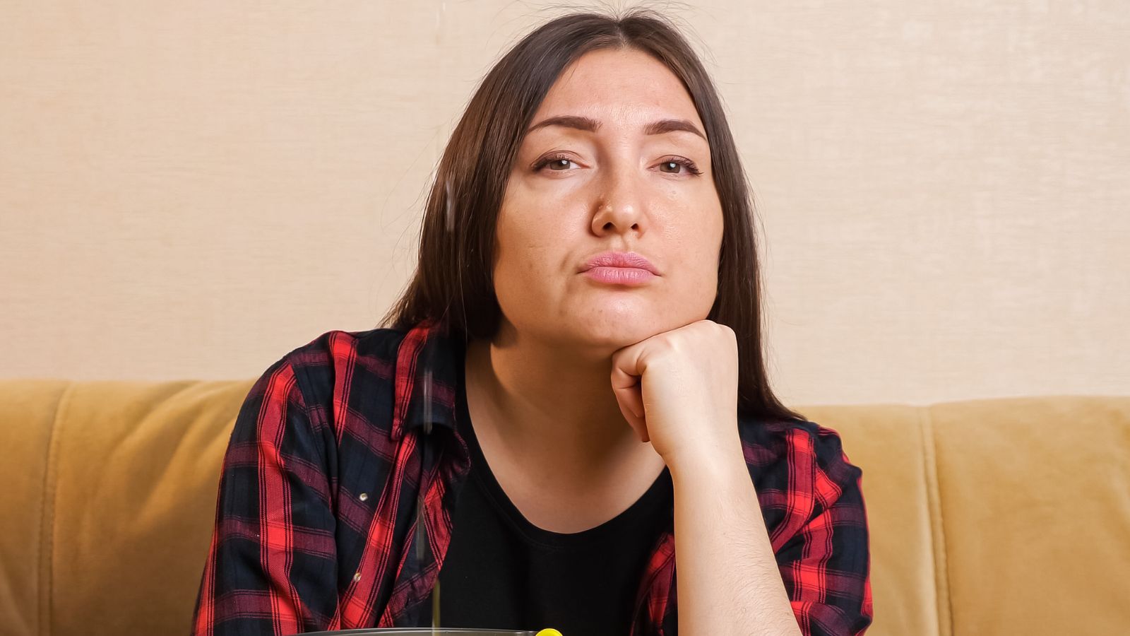 Niezadowolona kobieta