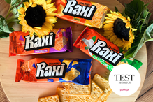 Testuję krakersy Raxi