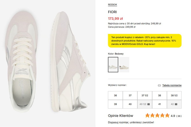 Markowe sneakersy z wyprzedaży CCC