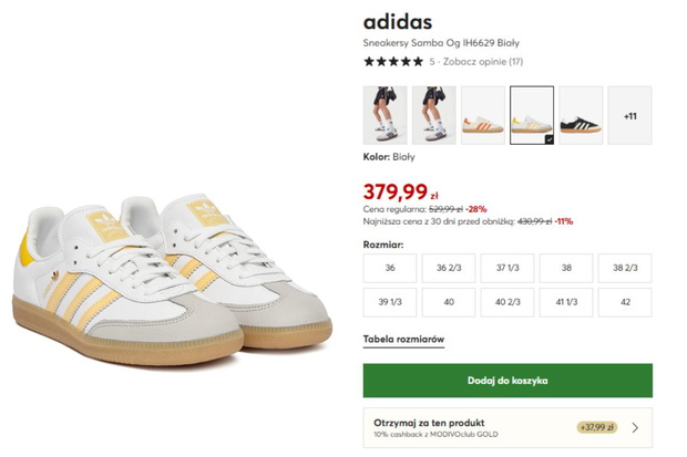 Adidas Samba na wyprzedaży